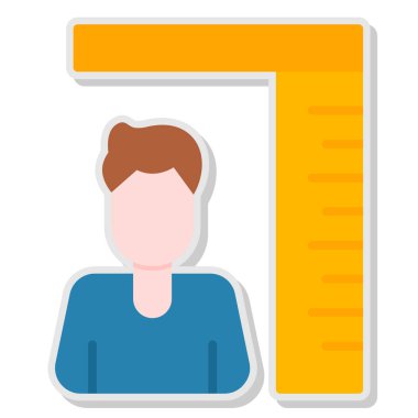 Bir ataçla iş adamı