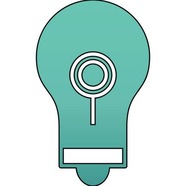 Vektör Ampul Simgesi illüstrasyonu