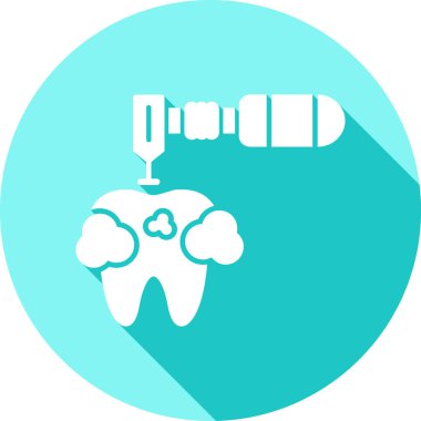 Diş Bakımı simgesi, vektör illüstrasyonu