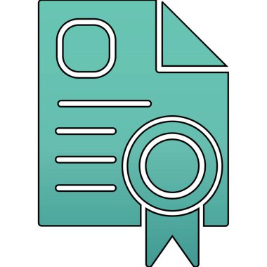 Harfli bir mektubun vektör çizimi