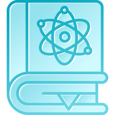 Atom molekülü ikonu. Web için atom vektör simgelerinin özet çizimi