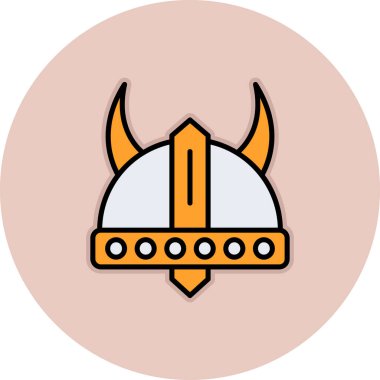 Kalkanlı bir miğferin vektör çizimi