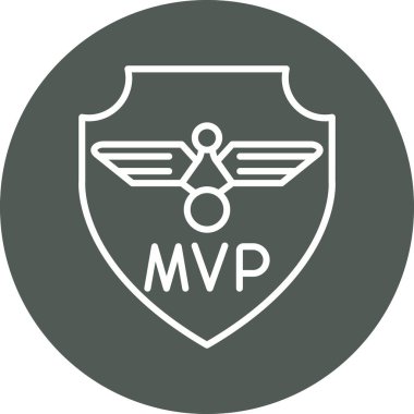 Rozet. Web simgesi basit illüstrasyon