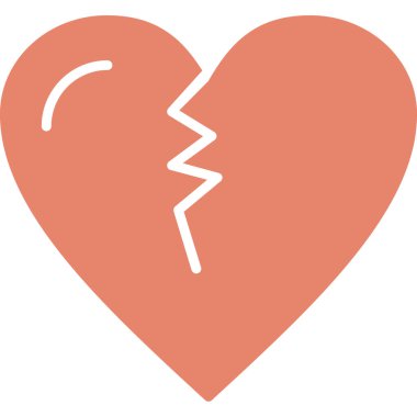 Kalp. Web simgesi basit tasarım