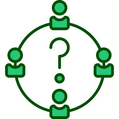 soru simge vektör çizim