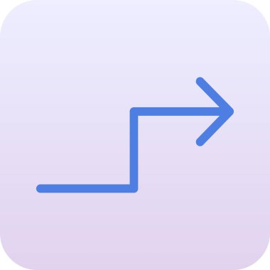 ok simgesi vektör illüstrasyonu