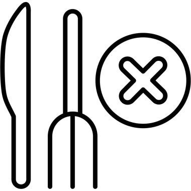 yiyecek çatal simgesi