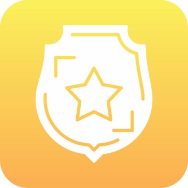 Kalkan Simgesi Soyut Arka Gruplandırmada İzole Edildi