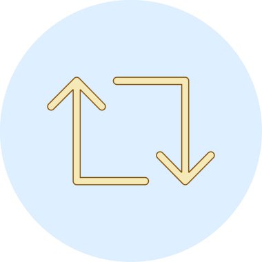 ok simgesi vektör illüstrasyonu