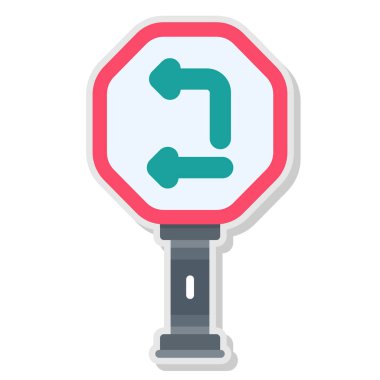 trafik ışığı simgesi, çizgi film biçimi