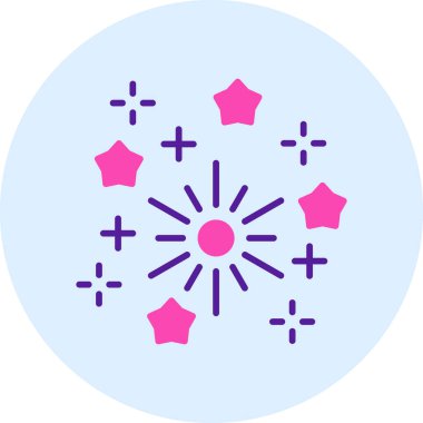 Noel süsleme simgesi, basit vektör illüstrasyonu