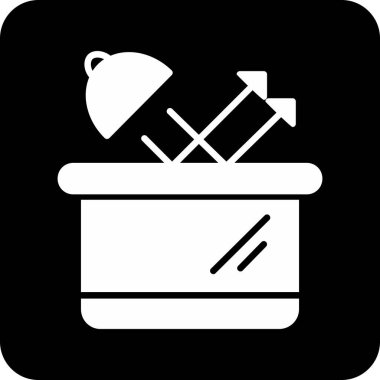 Gıda simgesinin vektör illüstrasyonu