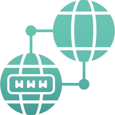 Ağ web simge vektör çizim