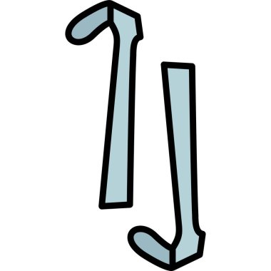 Bir kravatın karikatür çiziminin vektör çizimi