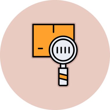 Boya silindiri ikonu. Web için boyanmış vektör simgelerinin özet çizimi