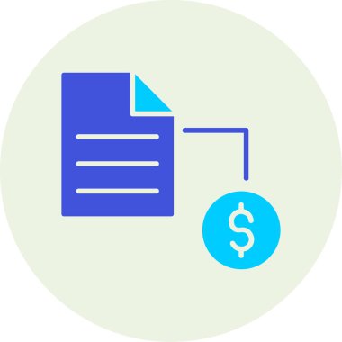 Dolar. Web simgesi basit tasarım