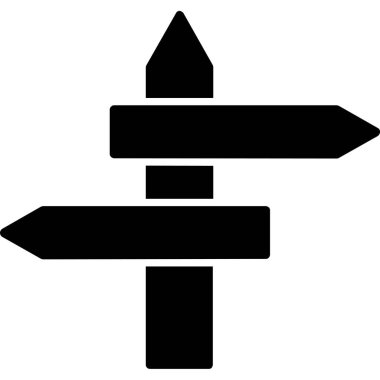 yön ikonu vektör illüstrasyonu