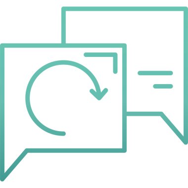 ileti web renk vektörü simgesi