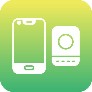 Benzersiz akıllı telefon vektör simgesi