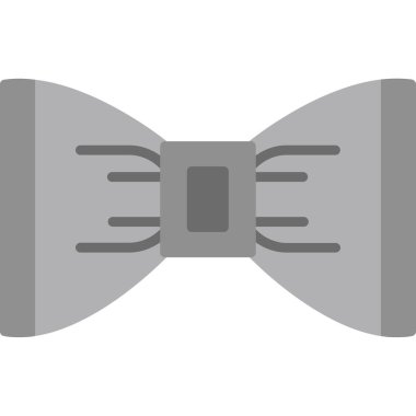 Papyon kravat simgesi düz stil