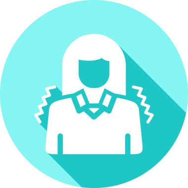 avatar kadın moda simgesi düz stil