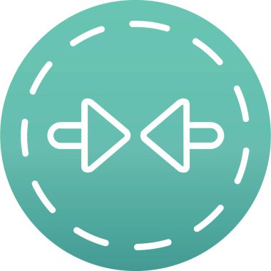 Vektör simgesini sıkıştırın. Basit tasarım