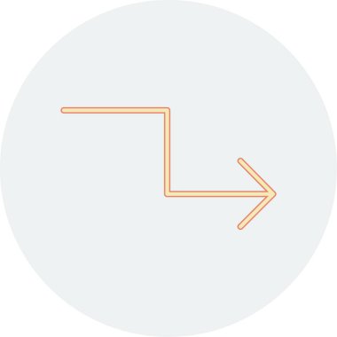 Ok. Web simgesi basit illüstrasyon