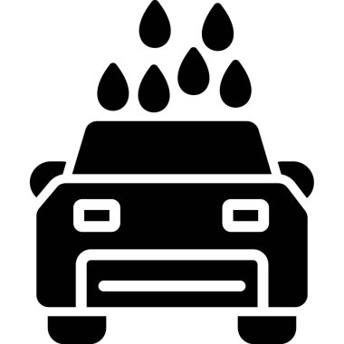 Araba Yıka vektör simgesi