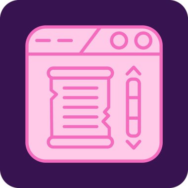 Modern bir simgenin vektör illüstrasyonu