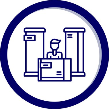 Bir binanın vektör illüstrasyonu