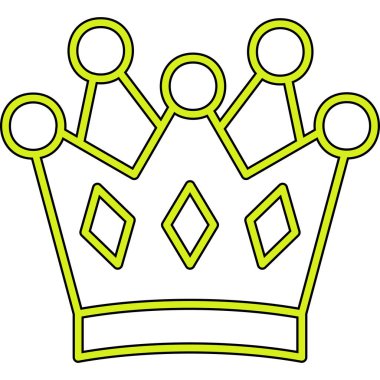 taç vektör illüstrasyon tasarımı