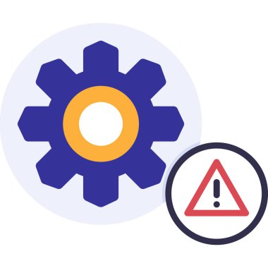 dişli vektör simgesi modern basit tasarım illüstrasyonu