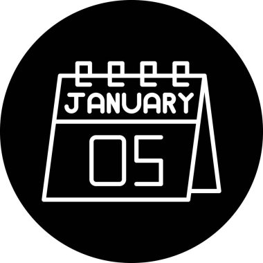 Takvim imza simgesi tasarım vektörü çizimi