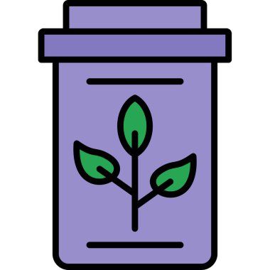 Bitki çayı ikonu. Beyaz üzerine izole edilmiş bitki çayı vektör simgesi rengi