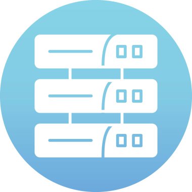 ağ sunucu simgesi - taslak biçimi