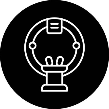 Modern oto onarımının vektör illüstrasyonu