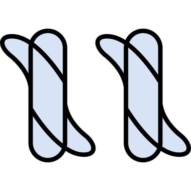 Çizgi film simgesinin vektör çizimi