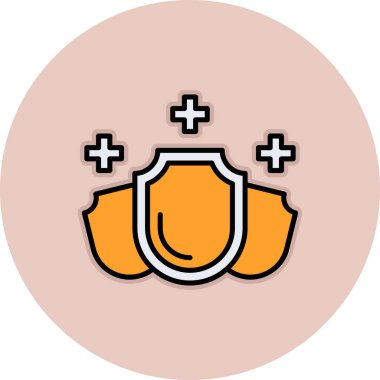 Bir kadın simgesinin vektör illüstrasyonu