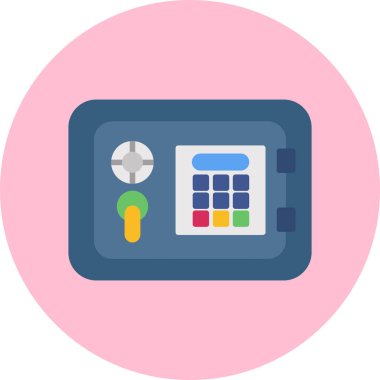 kart nakit para simgesi düz stil