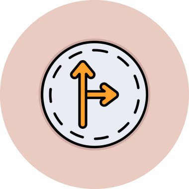 ok simgesi vektör illüstrasyonu