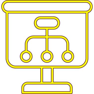 Modern bir simgenin vektör illüstrasyonu