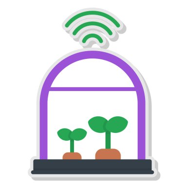 Modern simgenin vektör illüstrasyonu