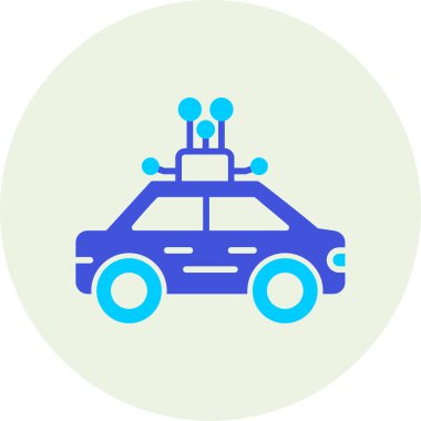 araba simgesi, vektör illüstrasyonu