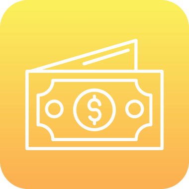 Doları vektör simge işareti simge vektör çizim kişisel ve ticari kullanım için..