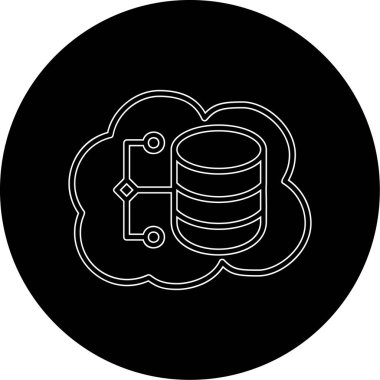 veritabanı simgesi çizimi