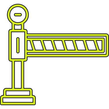 Demiryolu demiryolu ikonu taslak biçiminde