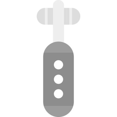 Termometre ikon vektörü. düz resimleme