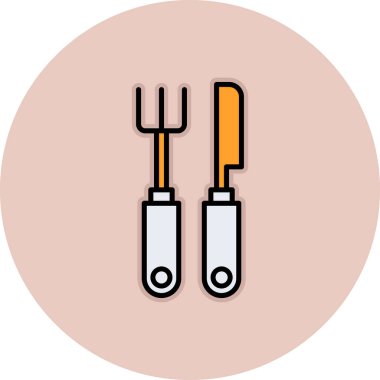 tornavida ve İngiliz anahtarı simgesi. vektör çizim