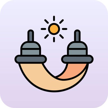 Enerji simgesinin vektör illüstrasyonu