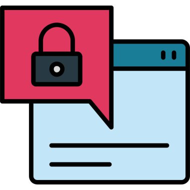 internet güvenlik kilidi simgesi